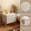Table de chevet pour la chambre à coucher, blanc