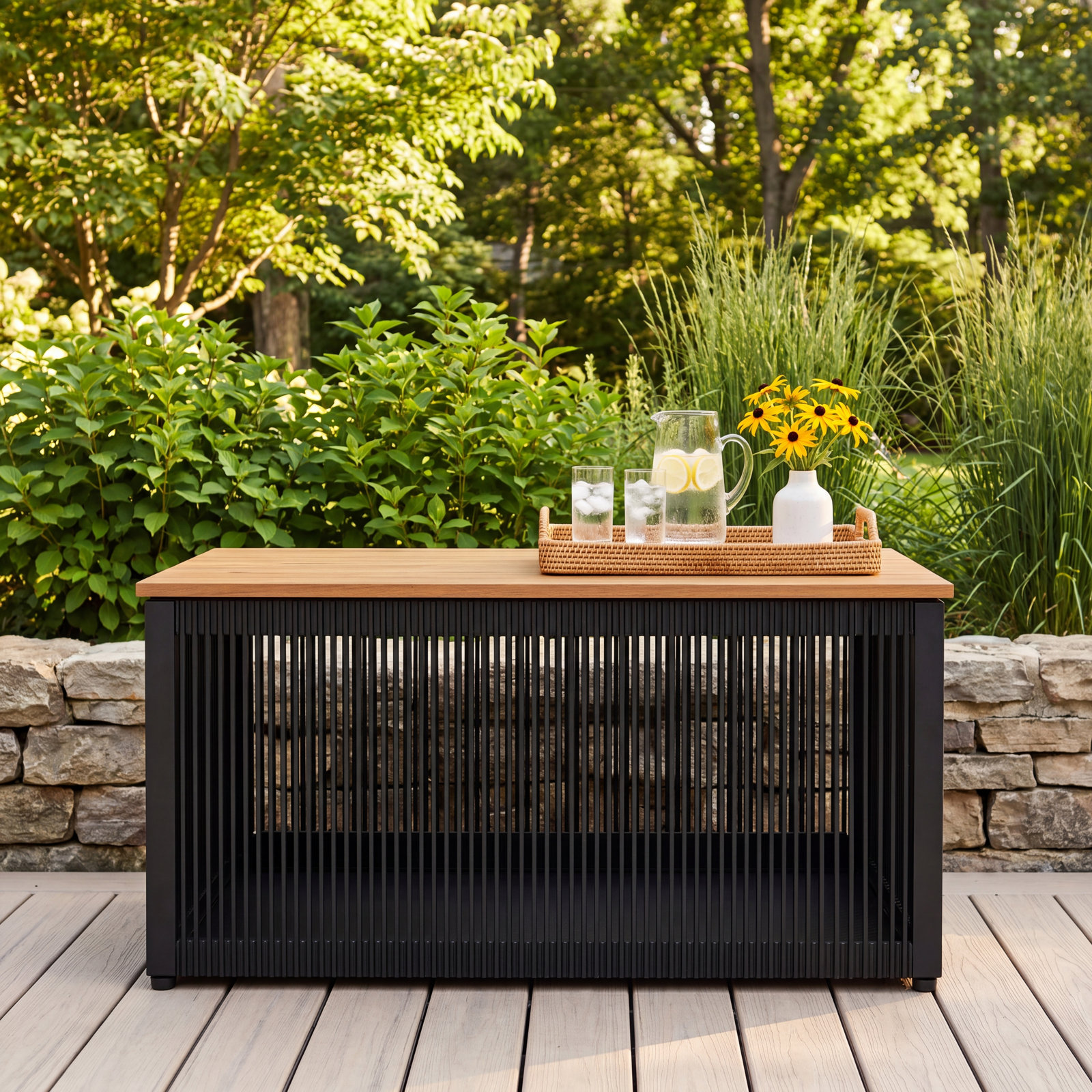 Camdon 30'' Teak Outdoor Coffee Table