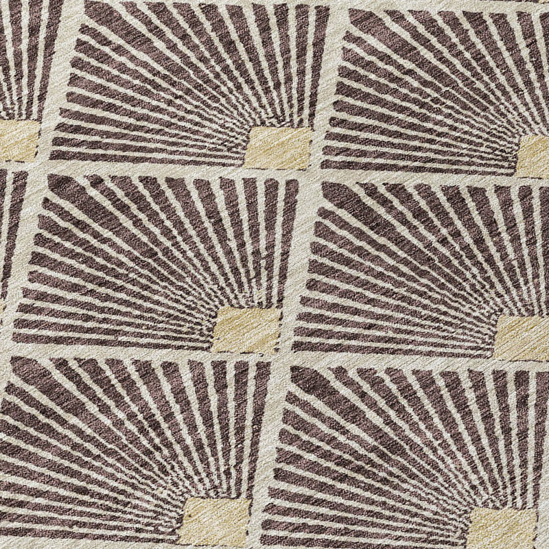 Tapis intérieur / extérieur Ceion avec envers antidérapant, Rectangle 1 pi 8 po x 2 pi 6 po