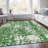 Premium Machine Washable Prisco Emerald Rug-1674050405