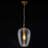 Glimmeri 1-Light Single Ribbed Clear Glass Pendant-226707551