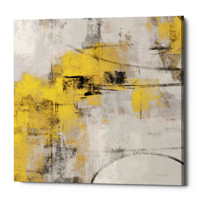 «Stone Gardens II Yellow» par Silvia Vassileva, art mural sur toile
