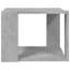 Table basse en carton gris lustré 16 po x 16 po x 12 po Nasima-1593126879
