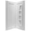 Gradient 74" H x 36" D Two Panel Shower Wall