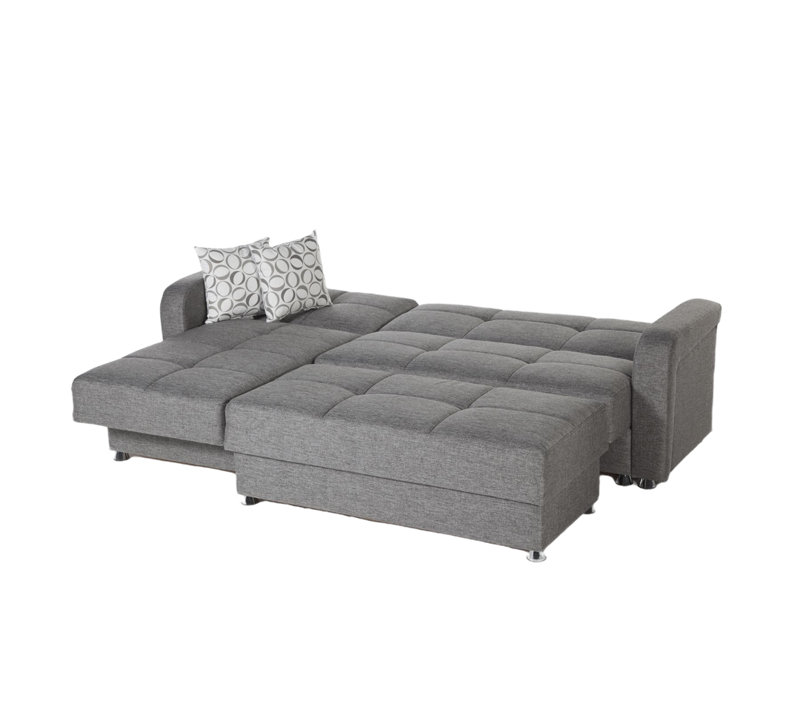 Shirline Ottoman Diego Grey, Gris