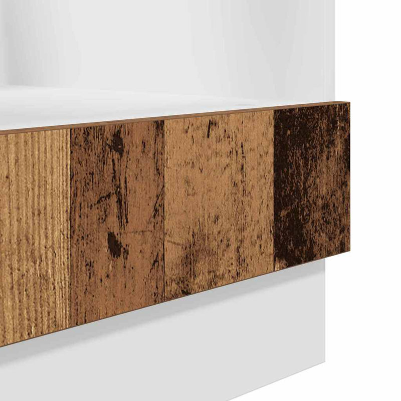 Vidaxl Oven Cabinet Old Wood 60 X 46 X 81.5 Cm Engineered Wood, Old Wood