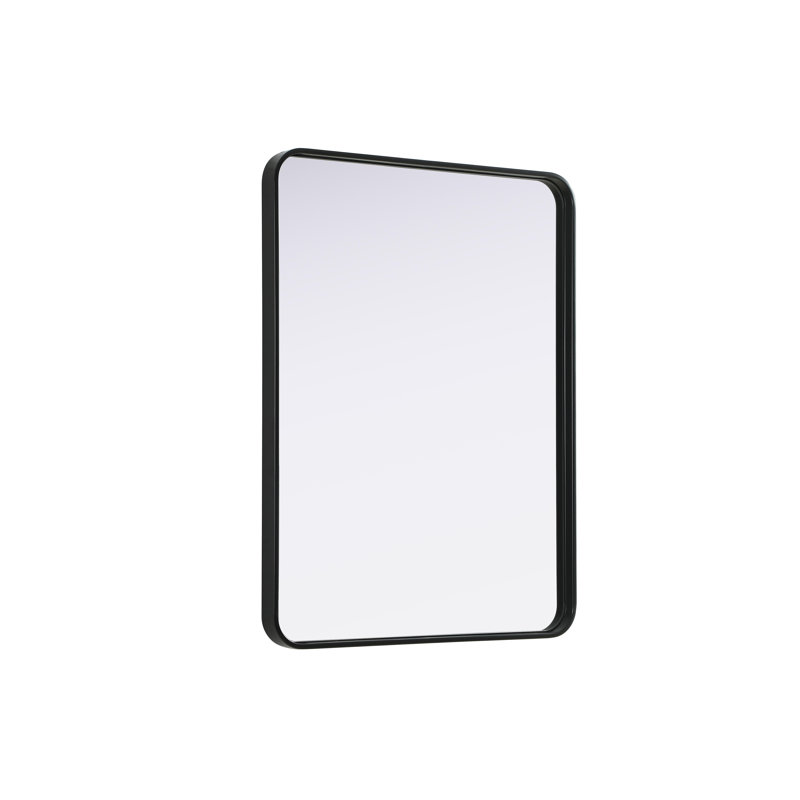 Erath Contour Metal Mirror, Black, 36" x 27"