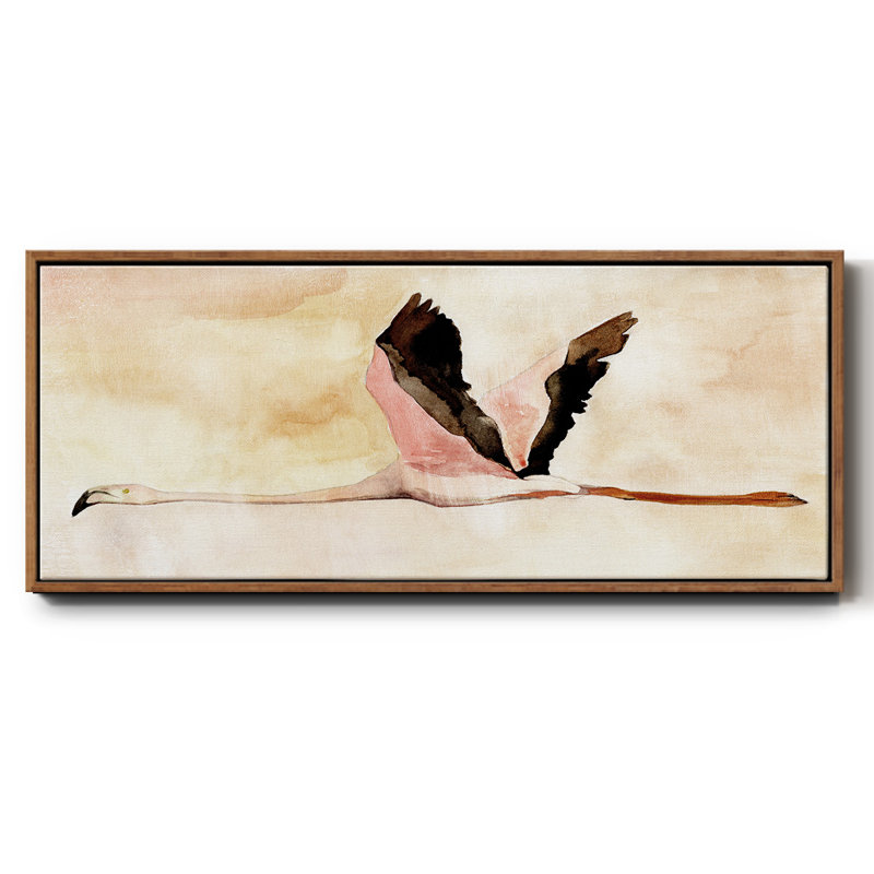 Touching Down I- Framed Canvas, 20" H x 50" W