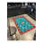 Central Rose Pattern Multicolor Woven Base Machine Washable Rug-769467519
