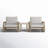 Spy 3 Piece Aluminum Conversation Set With Cushions