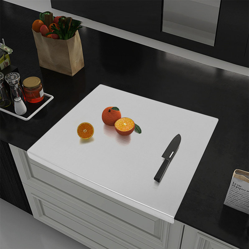Stainless Steel Chopping Cutting Board, 15.7" W x 19.6" L