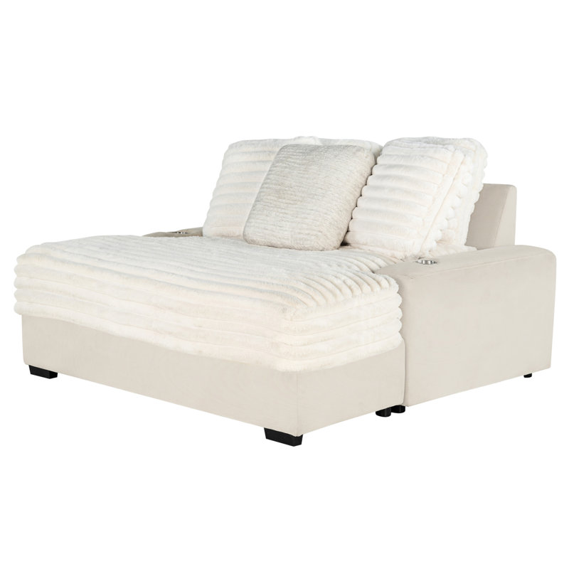 Tissu chic en velours beige avec tissu en velours côtelé, formation de coussins douillets et de porte-gobelets, Interface