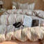 Ensemble de housse de couette en coton délavé à rayures fines Farmhouse-124943809-124943814