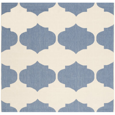 Tapis d'intérieur / extérieur à motif géométrique Herefordshire Performance
