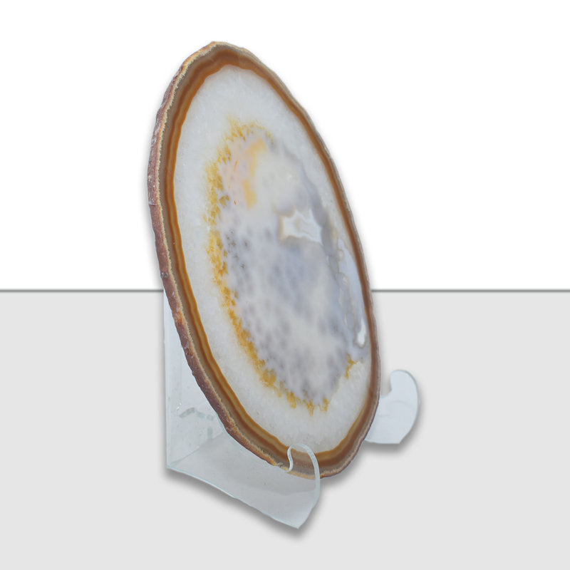 Agate sous-plat, Naturel