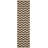 Arneshia Chevron Dark Brown Indoor / Outdoor Area Rug-1703822425