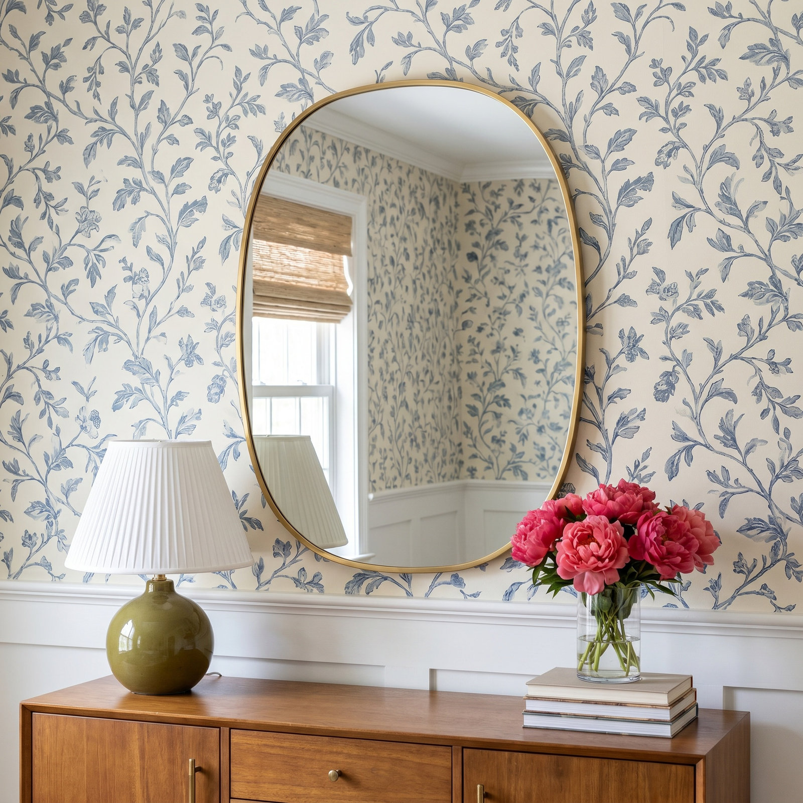 Sabine Accent Mirror, Brass, 36" x 27"