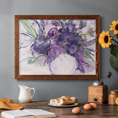 Lavender Floral Splendor I, reproduction d'art sur toile