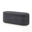 Banc de rangement moderne avec repose-pieds ovale-229672157