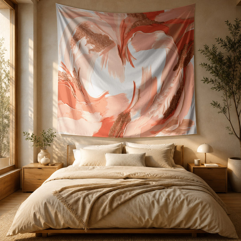 Tapisserie murale «Lyrical Abstraction 71», 88 po x 104 po