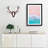 Beach in Hong Kong in Abstract - Picture Frame Graphic Art Print-55683591-55683590