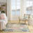 Lakesha 3'6" x 5'6" Ivory Rose Modern Rug-1551858132