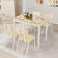 5-Piece Dining Table Set with 4 Chairs-790212367-790212361-790212363