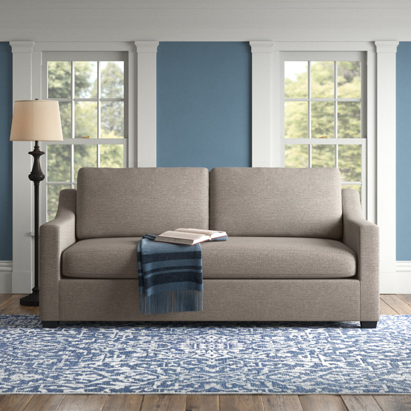 Cranbrook Upholstered 88'' Sofa, Drusky Linen Sustain® Basketweave