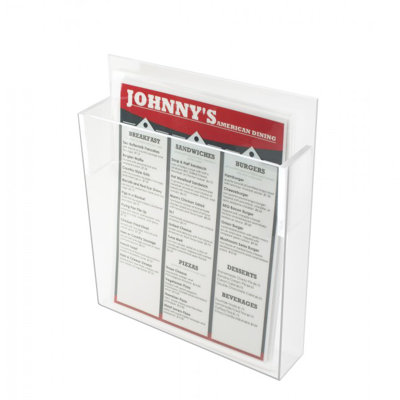 Wall Mount Menu Rack