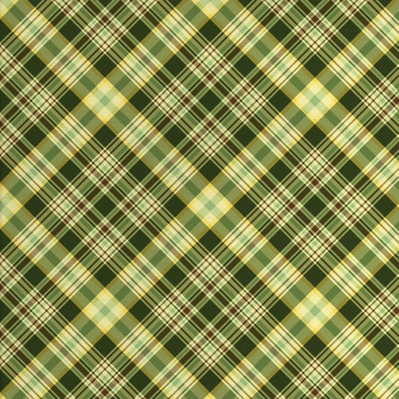 Tissu tartan irlandais à carreaux en diagonale, l 36 po x L 360 po