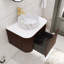 Meuble-lavabo mural rayé avec rebords incurvés pré-assemblés avec lavabo-2084533843-2084533841