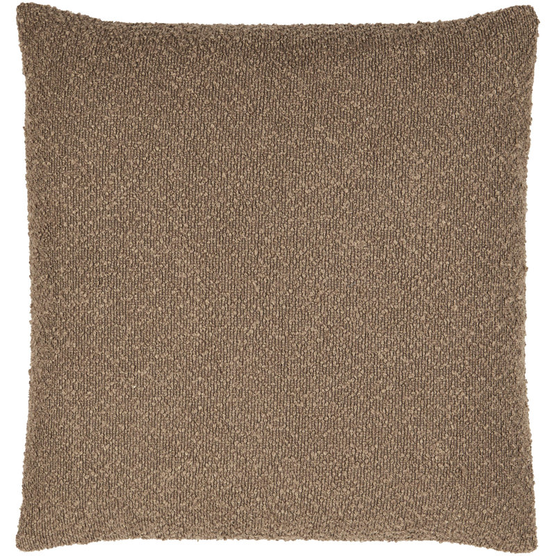 Housse de coussin Olinda, Housse de coussin seulement - sans coussin, Brun, H 18 po x l 18 po
