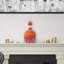 Petite bouteille en verre tangerine Mercer-617523670