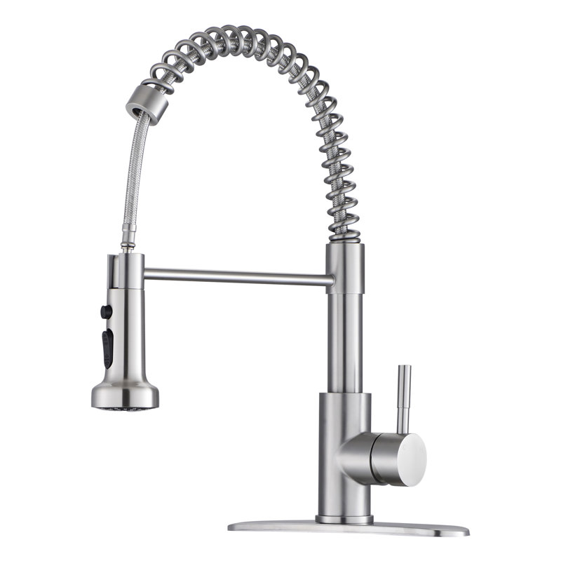 Logmey Pull Down Kitchen Faucet