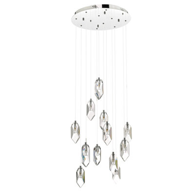 Azariel 12 - Light Crystal Pendant