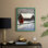 «Christmas Holiday Art CDXLVI», reproduction d'art encadrée - bois massif