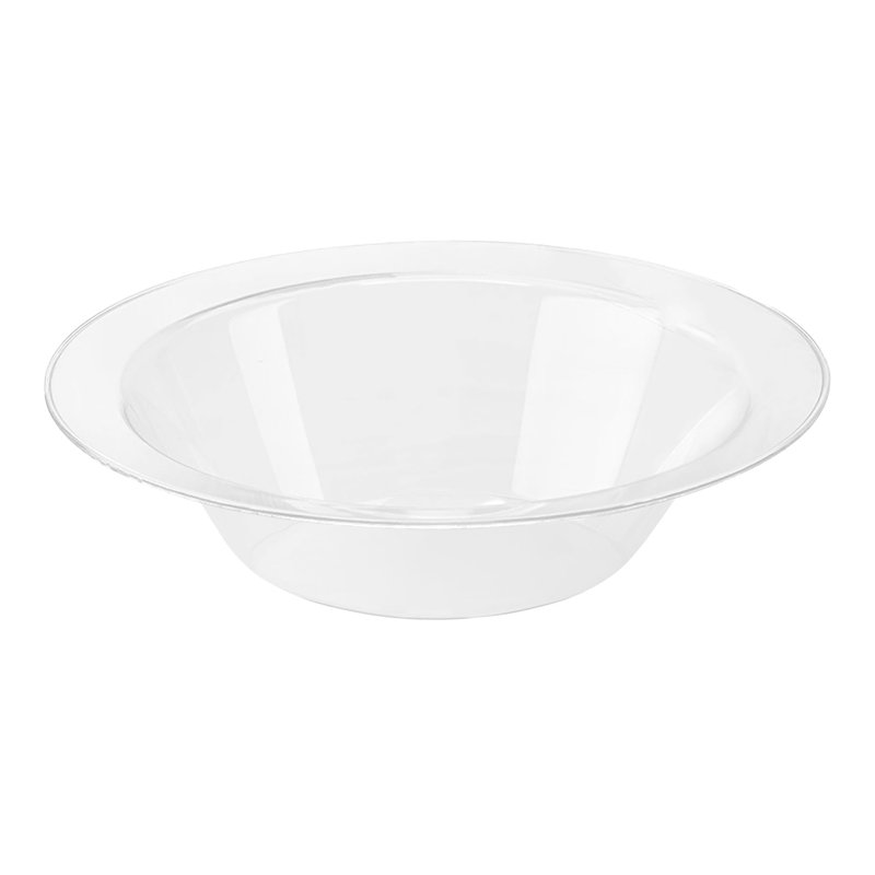 Bols à soupe ronds en plastique transparent économique (35 cl) - 120 bols