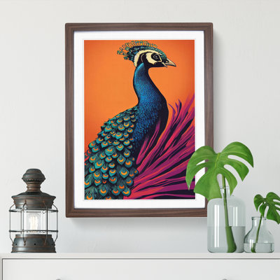 Virtuous Peacock - Single Picture Frame Print