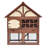 Louise Weather Resistant Hamster and Mouse Small Animal Hutch