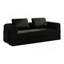 Canapé-lit convertible avec coussin cylindrique - Coussin pliant en velours côtelé pour une utilisation polyvalente dans le salon, la chambre à coucher et le studio-2474884