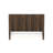 Kayna Rustic Bookcase Bed in Brown with USB Charging and LED Lights-100514122