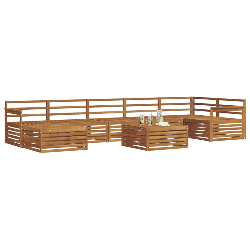 406cm Wide Patio Sectional Set