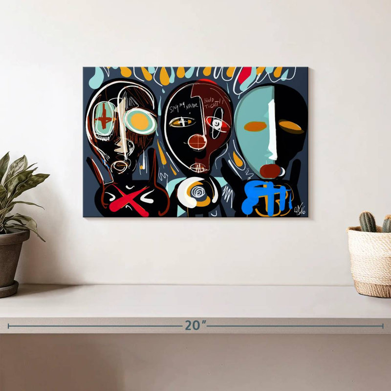 Leisha Hold Tight Graffiti, 8" H x 12" W