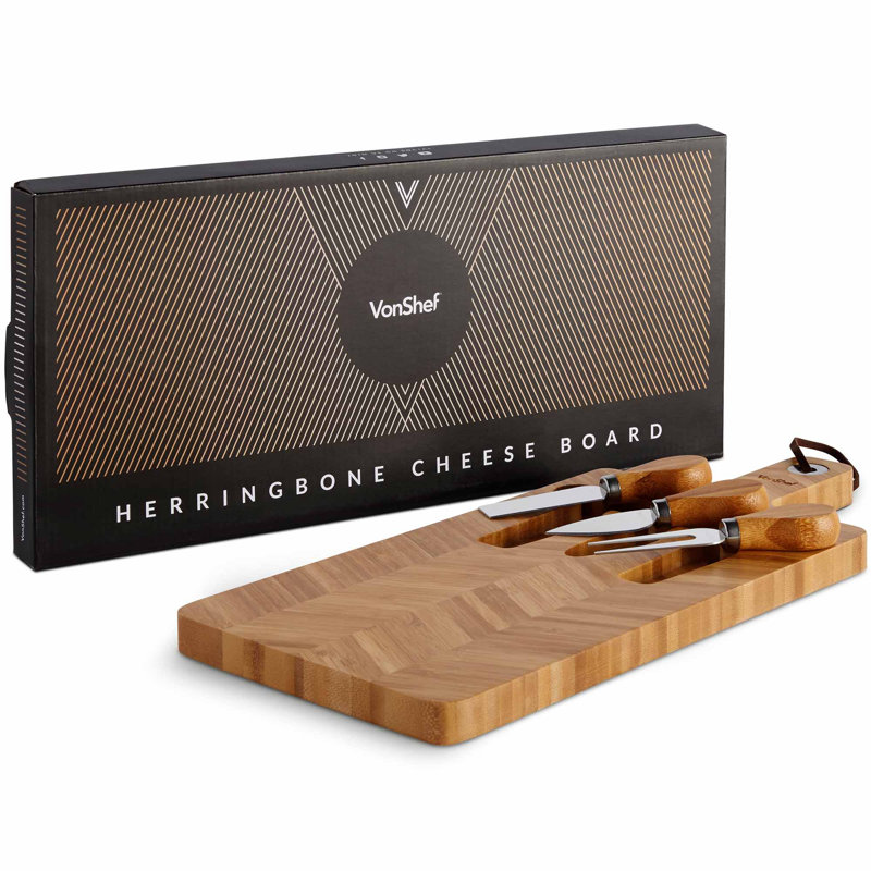 VonShef Wood Cheese Board