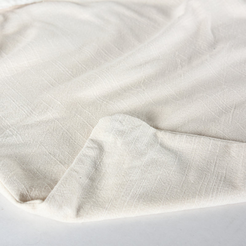 100% Cotton Down Filled Throw Pillow, Natural, Down Fill