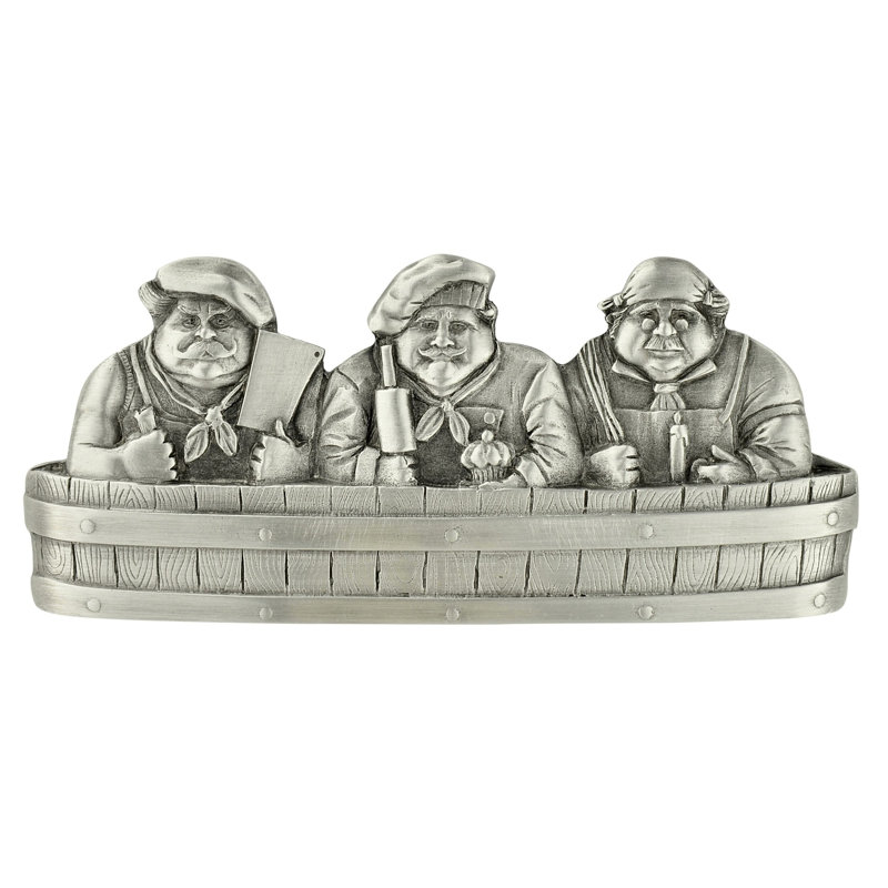 Fun In The Kitchen Novelty Pull, Antique Pewter
