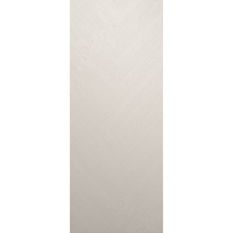 Panneau de porte à dalle | Ego 5005 | Portes en placage de bois | Pochette coulissante à poche, Chêne blanc peint