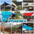 Amgo Rectangle Sun Shade Sail with Hardware Kit and Rope 200 GSM, 95% UV Blockage-111679882-111679881