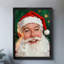 Art mural rétro noir avec père Noël-1264951558