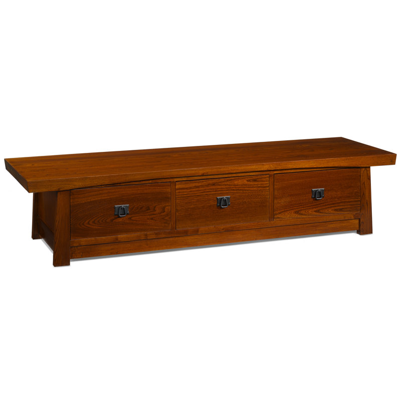 Brassfield Solid Wood Solid Coffee Table with Storage